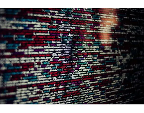 Il codice di programmazione sullo schermo